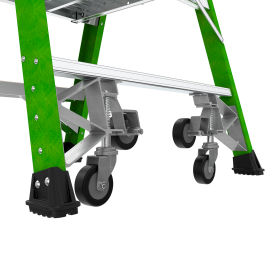 Little Giant Ladders 15074 Little Giant® Cage Tip & Glide/Side-Tip Wheels Kit For Ladder image.