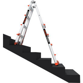 Little Giant Ladders 15187-882 Little Giant® Defender Articulated Extendable Ladder, Aluminum, 4 Type IA, 300 lb. Capacity image.