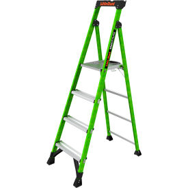 Little Giant Ladders 15396-001 Little Giant® MightyLite™ Step Ladder, 6 Type IA, 4 Step, 300 lb. Capacity image.