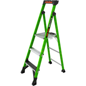 Little Giant Ladders 15405-001 Little Giant® MightyLite™ Step Ladder w/ Ground Cue, 5 Type IAA, 3 Step, 375 lb. Capacity image.