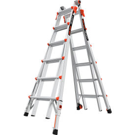Little Giant Ladders 15426-801 Little Giant Velocity Articulated Extendable Ladder w/ Ratchet Levelers, 6 Type IA, 300 lb. Cap. image.