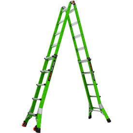 Little Giant Ladders 16122-001 Little Giant® Dark Horse 2.0 Articulated Extendable Ladder, Fiberglass, 5 Type IA, 300 lb Cap image.