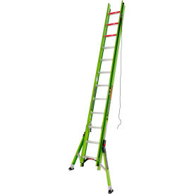 Little Giant Ladders 17224 Little Giant 24 HyperLite SumoStance 375 lb. Capacity Type IAA Fiberglass Extension Ladder - 17224 image.