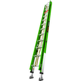 Little Giant Ladders 17524-282 Little Giant Hyperlite Extension Ladder w/ Cable Hooks & Ratchet Leveler, 24 Type IAA, 375 lb. Cap image.
