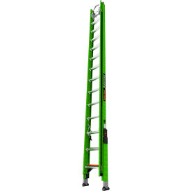 Little Giant Ladders 17628V Little Giant® SumoStance Extension Ladder w/ Hyperlite, Ground Cue, Cable Hooks, 28 Type IAA image.