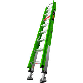 Little Giant Ladders 17916-246V Little Giant® Hyperlite Extension Ladder w/ V-bar & Ratchet Leveler, 16 Type IAA, 375 lb. Cap image.