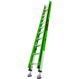 Little Giant Ladders 17924-246PS Little Giant® Hyperlite Extension Ladder w/ Adj. Pole Strap & Ratchet Leveler, 24 Type IAA image.