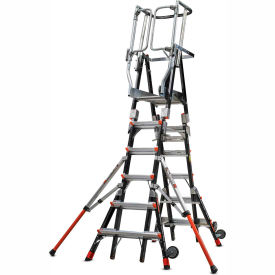 Little Giant Ladders 19506-244 Little Giant Fiberglass Compact Safety Cage Ladder, 6-10 Type 1AA - 19506-244 image.