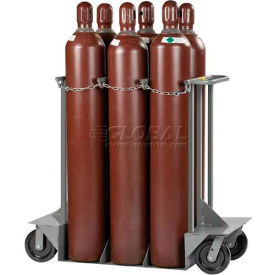 Little Giant GST-6-8PH Little Giant® Vertical, 6 Cylinder, Gas Cylinder Truck, 24"W x 50"D x 48"H image.