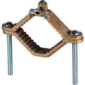 L.H.Dottie® Armored Ground Clamp Bronze 2-1/2""-4 5 Pack