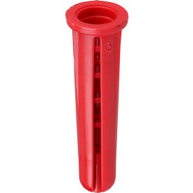 L.H.Dottie® Conical Plastic Anchor #6 #8 & #10 s Red 100 Pack