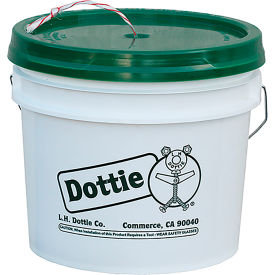 L.H.Dottie® Heavy Duty Pull Line Polypropylene 2200L Red/White Pail