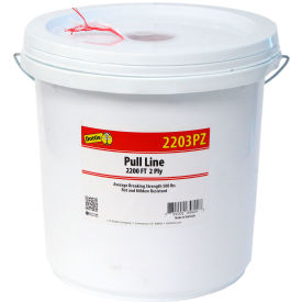 L.H.Dottie® Heavy Duty Pull Line Polypropylene 2200L Red/White Dispensing Pail