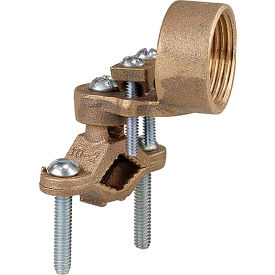 L.H.Dottie® Ground Clamp w/ 3/4"" Hub Bronze 1-1/4""-2 25 Pack