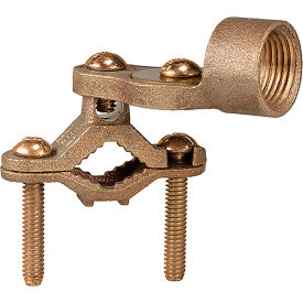 L.H.Dottie® Ground Clamp w/ 1/2"" Hub Bronze 1/2""-1 25 Pack