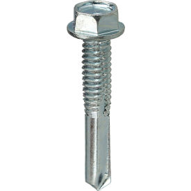 L.H.Dottie® Self Drilling Screw Tek 5 Hex Washer Head #12 x 1-1/2""L 100 Pack