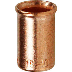 L.H.Dottie® Crimp Sleeve Solid Copper 18-10 AWG 100 Pack