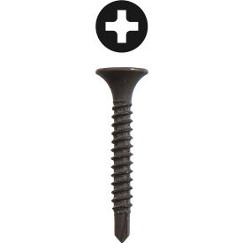 L.H.Dottie® Drywall Screw Phillips Bugle Head Fine Thread #6 x 1-1/4"" 100 Pack