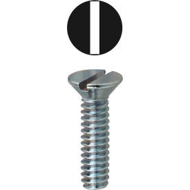 L.H.Dottie® Slotted Flat Head Machine Screw #10-24 x 1"" 100 Pack