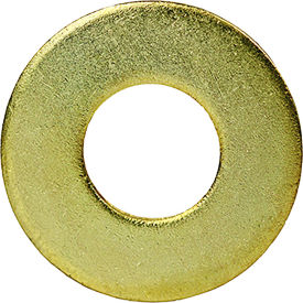 L.H.Dottie® Flat Washer Brass 0-1/4"" I.D 0-1/2"" O.D #10 100 Pack