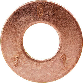L.H.Dottie® Flat Washer Silicon Bronze 0-3/16"" I.D 0-9/16"" O.D #10 100 Pack