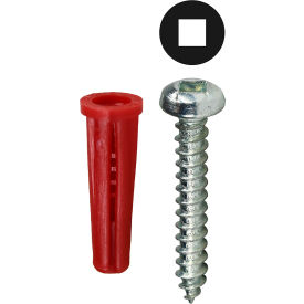 L.H.Dottie® Conical Anchor Kit w/ Square Pan Head Screw #10 201 Pieces