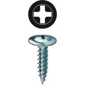 L.H.Dottie® K-Lath Metal Piercing Screw Phillips Drive Wafer Head #8 x 1"" 100 Pack