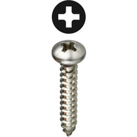 L.H.Dottie® Sheet Metal Screw Phillips Pan Head Steel #10 x 1-1/2"" 100 Pack