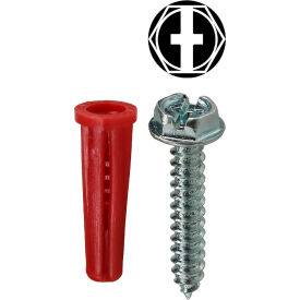 L.H.Dottie® Conical Anchor Kit w/ Combo Hex Head Screw #6 201 Pieces