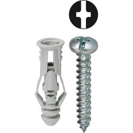 L.H.Dottie® Triple Grip Anchor Kit w/ Combo Pan Head Screw #8 201 Pieces