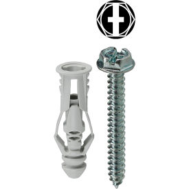 L.H.Dottie® Triple Grip Anchor Kit w/ Combo Hex Head Screw #8 201 Pieces