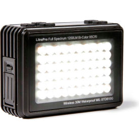 LITRA LitraPro Bi-Color On-Camera Light with Filter Set for Litra Pro Bi-Color LED Light & V-Rig 4.1" Triple Shoe Bracket Bundle