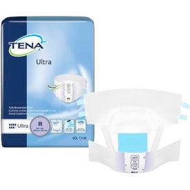 SCA PERSONAL CARE INC 67201 TENA® Ultra Briefs, Size Regular, 40"- 50" Waist Size, Lavender, 80/Case image.