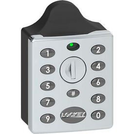 LockeyUSA EC790S LockeyUSA Electronic Keypad Locker Lock EC790S - Vertical Keypad - Silver image.