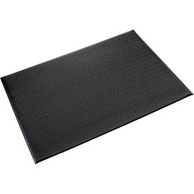 Crown Matting Technologies Comfort-King Clean Room Mat 3/8" Thick 4W x 6L Black 