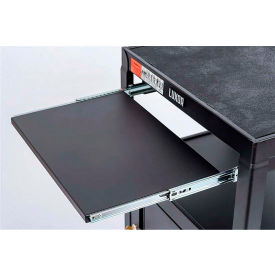 Luxor Pullout Keyboard Tray Add-On For AVJ & UCMT Metal Carts