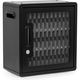 Luxor CellGuard Cell Phone Storage Cabinet w/ Keyed Lock 14-15/16"W x 6-1/2"D x 9"H Black 