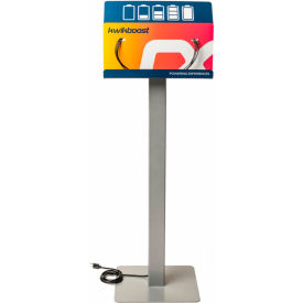 Luxor KwikBoost Standard Courtesy Charging Station Custom Graphics with Tablet Shelf