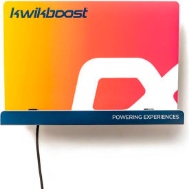 Luxor KwikBoost® Deluxe Courtesy Charging Station Wall Mounted with Custom Graphics 