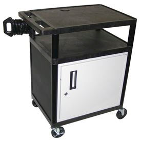 A/V Presentation Station w/ Cabinet - 24x18x35-1/4 view 2