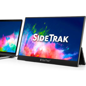 Luxor SideTrak® Solo Pro HD 15-13/16" Freestanding Portable Monitor Black 
