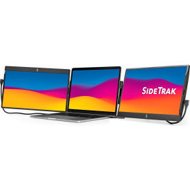 SideTrak® V2 Swivel Triple HD 12-1/2" Attachable Portable Monitor Black Pack of 2 