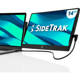 SideTrak® V2 Swivel HD 14" Attachable Portable Monitor Black 