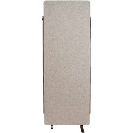 Luxor Corp RCLM2466ZMG Luxor RECLAIM Acoustic Room Dividers - Expansion Panel - Misty Gray image.