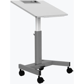 Luxor Corp STUDENT-P-TILT Luxor Pneumatic Adjustable Height Flip Top Student Desk/Nesting Desk image.