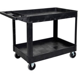 Two-Shelf Heavy-Duty Utility Cart - 45-1/2"L x 25-1/2"W x 33"H view 2