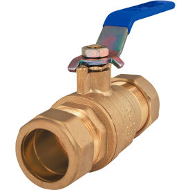 Legend Valve® T-2009NL Full Port Compression Ball Valve No Lead Brass 3/4"" Comp x 3/4"" Comp