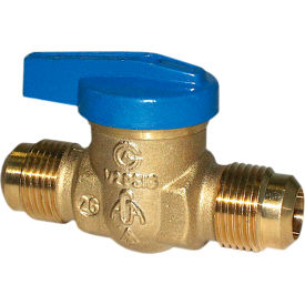 Legend Valve® T-3000 1-Piece Gas Ball Valve Forged Brass 3/8"" Flare x 3/8"" Flare