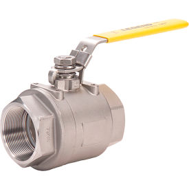 Legend Valve® T-712 2-Piece Full Port 316 Ball Valve Stainless Steel 2"" Threaded