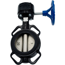 Legend Valve® T-337DI-G Butterfly Valve with BUNA Seals & Gear Operator 2-1/2"" Wafer
